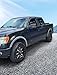 Window Visor Compatible with 2004-2008 Ford F150 Supercrew Cab, 2006-2008 Lincoln Mark LT, Acrylic Black Slim Style Sun Rain Guards Cover by IKON MOTORSPORTS, 2005 2006 2007