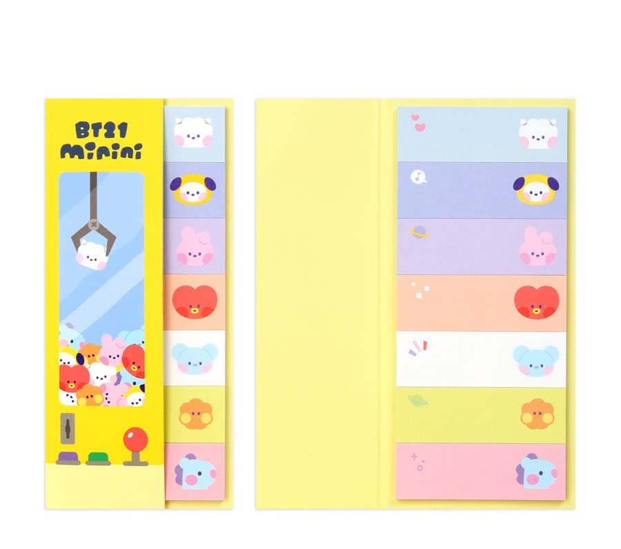 Amazon.co.jp: BT21 Sticky Index Ver.2【BT21公式グッズ】【7種140枚 