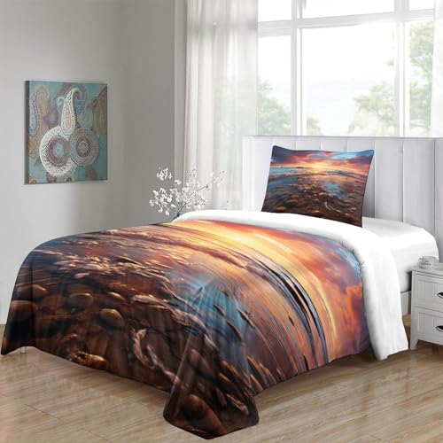 Linge de maison de qualité supérieure avec housse de couette 3D durable