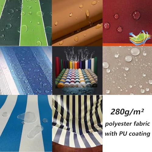 Toile pour auvent de patio en polyester durable resistant - 8