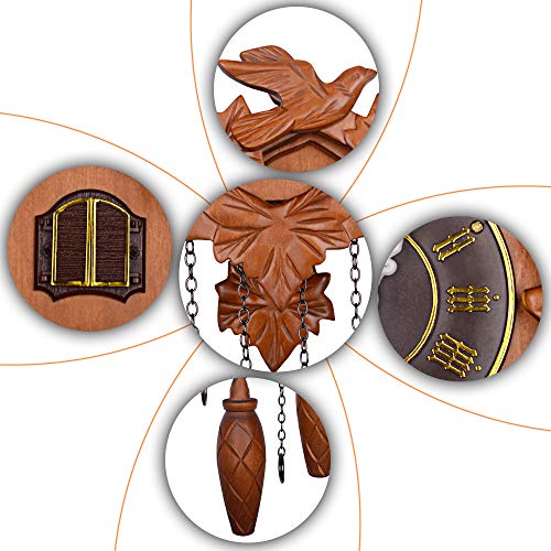 Kendal Handcrafted Wood Cuckoo Clock Mx025 #TOP4
