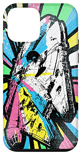  Custodia per iPhone 12 mini Star Wars Millennium Falcon In It For The Money 90s Neon