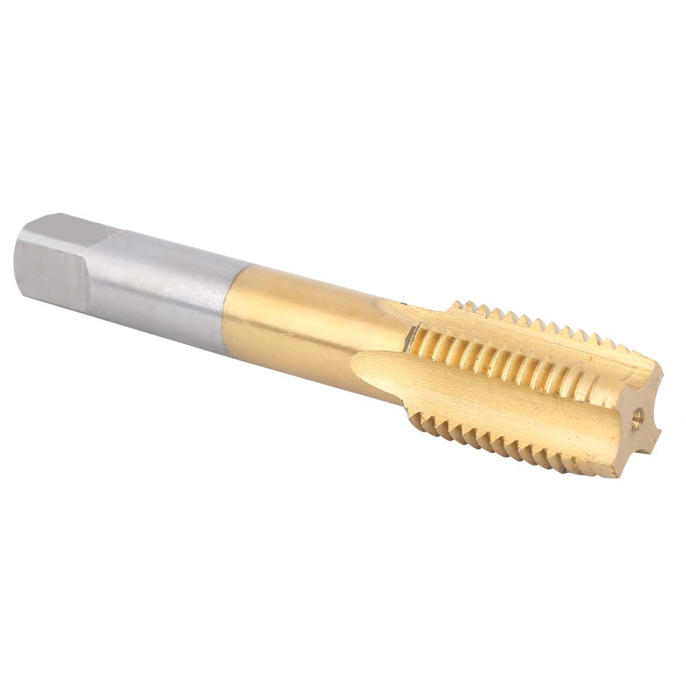 Punta de grifo de flauta recta que contiene cobalto para máquina Herramientas de broca de acero de alta velocidad M22 para procesamiento de acero inoxidable oro y plata 22 mm 0,9