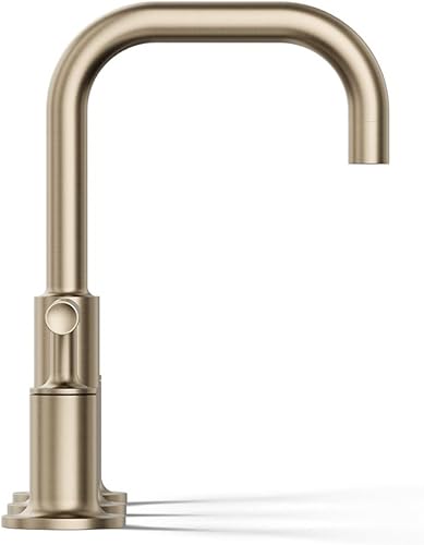 Miniatura 120 de KOHLER K-14406-3-2MB Purist - Grifo de lavabo de baño con asas de cruz baja, latón cepillado vibrante Latón cepillado vibrante.,Vibrant Brushed