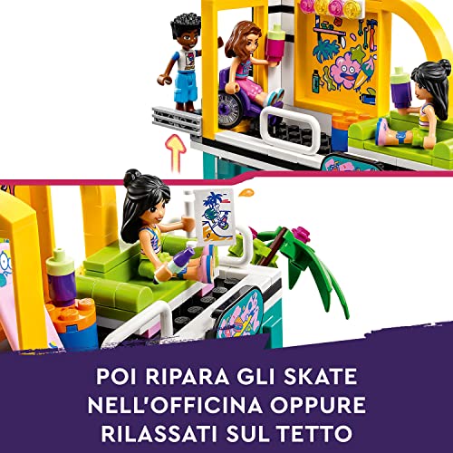 Image of LEGO Friends Skate Park 41751 Building Toy Set (431 Pieces), Multi Color