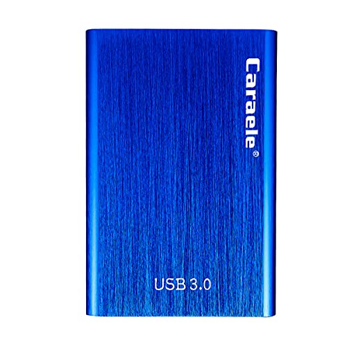 PANGQIE Portable SATA External Hard Drive HDD 2TB 1TB 500GB USB3.0 Ulra-Fast File Transfers (2TB, Blue)
