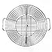 Lump Charcoal Fire Basket with Divider Stainless Steel Grill Ash Baskets Fits 18