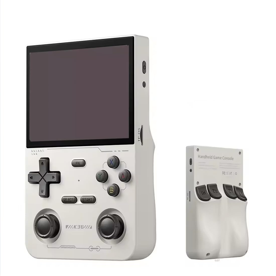 JOYARCH K36 Retro ręczna konsola do gier wideo z ekranem IPS 3,5 cala 640 * 480, 128 GB, podwójny joystick, mini przenośny odtwarzacz wideo retro, wbudowane ponad 19000 gier