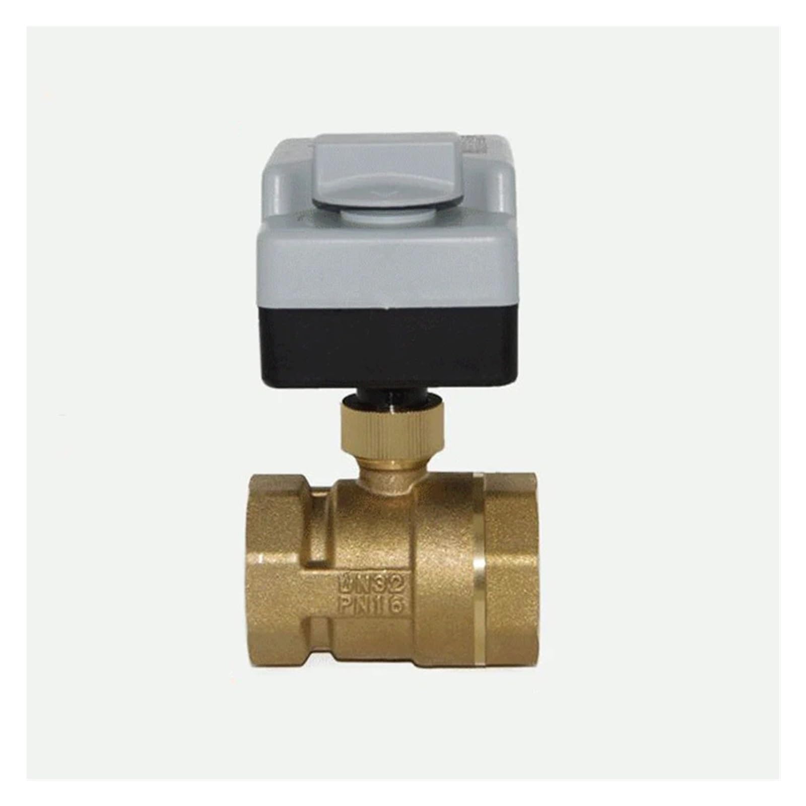 Válvula de bola eléctrica bidireccional de tres cables AC220V con interruptor manual de agua