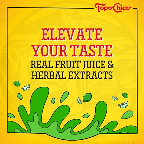 Topo Chico Sabores Lime with Mint Extract 12oz 8pk