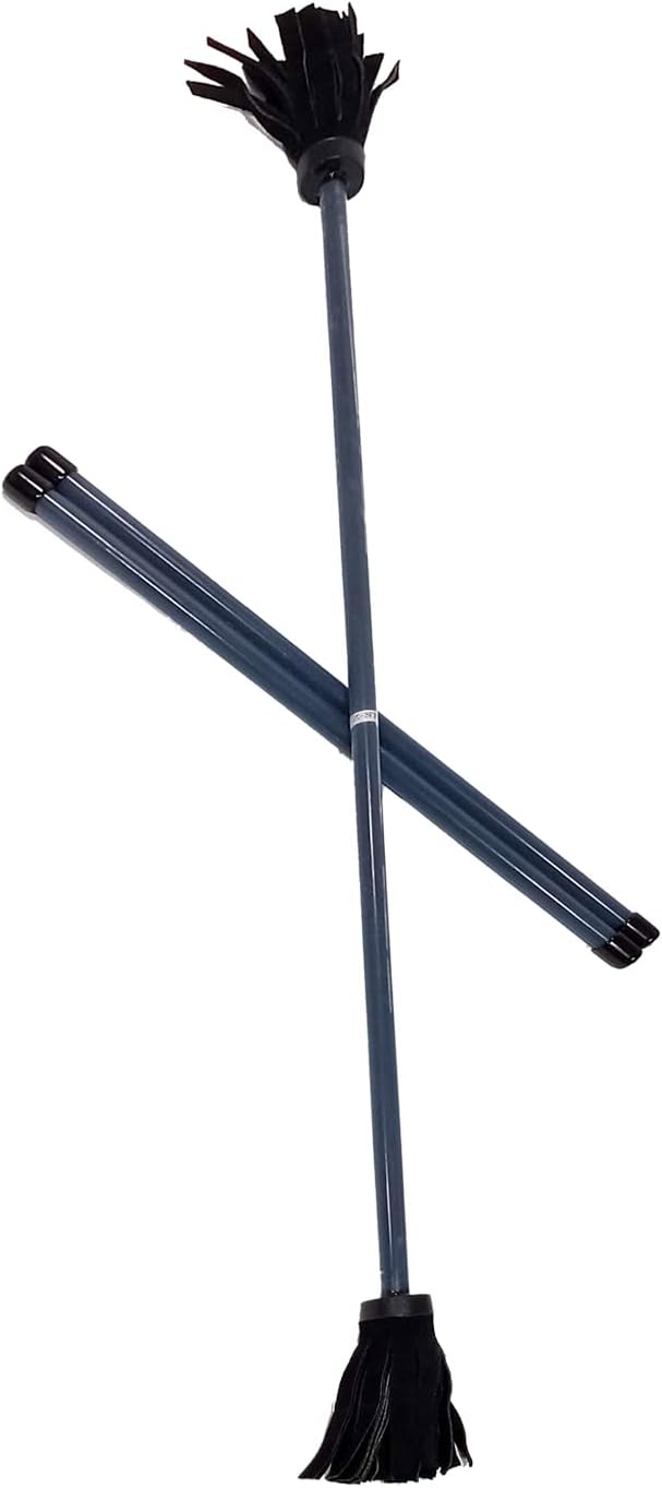 Juggling Flower Sticks - Solid Series - Professional Grade - Devil Sticks & 2 Hand Sticks - Suitable for All Levels - Hand Made & Ultra Sticky - Mosquito Size - Gold