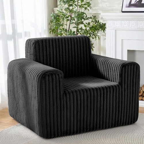 HABUTWAY High-Back Bean Bag Lounge with Armrests