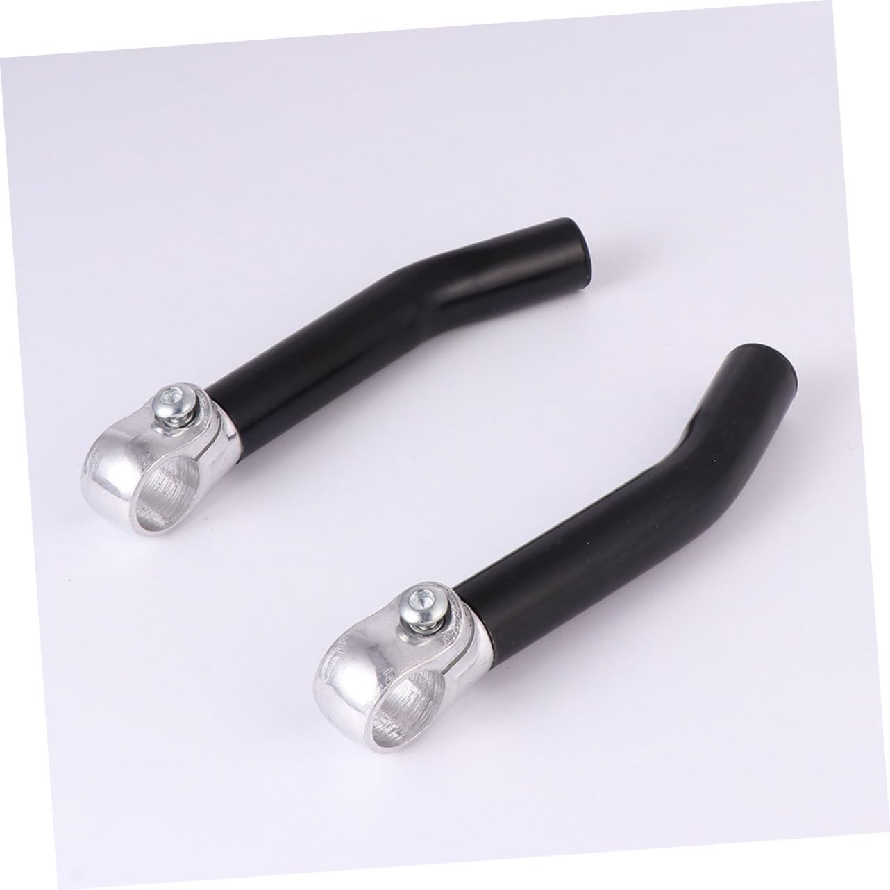 BESPORTBLE 4 Pièces Poignée De Vélo Extrémité des Poignées De Cyclisme Antichoc Poignée De Guidon pour Vélo Extrémité De La Barre De Vélo Bout De Guidon Black Alliage D'aluminium