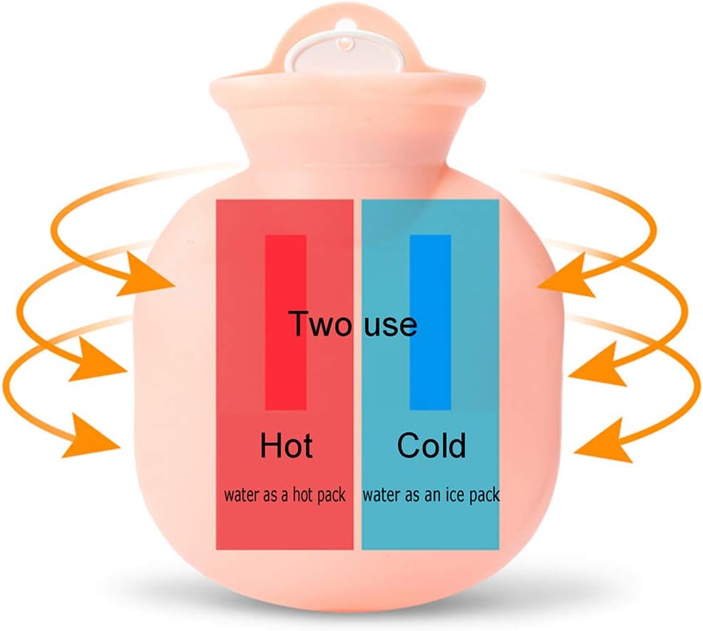 CHDN Rubber Hot Water Bottles Pain Relief with Cute Faux Fur Cover : Health & Household