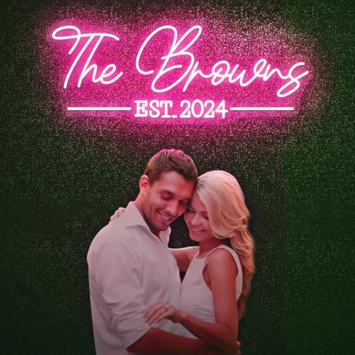 Custom Neon Signs for Wall Decor Neon Sign Customizable for Neon Name Wedding Personalized Neon Signs Home Bedroom Decor Party