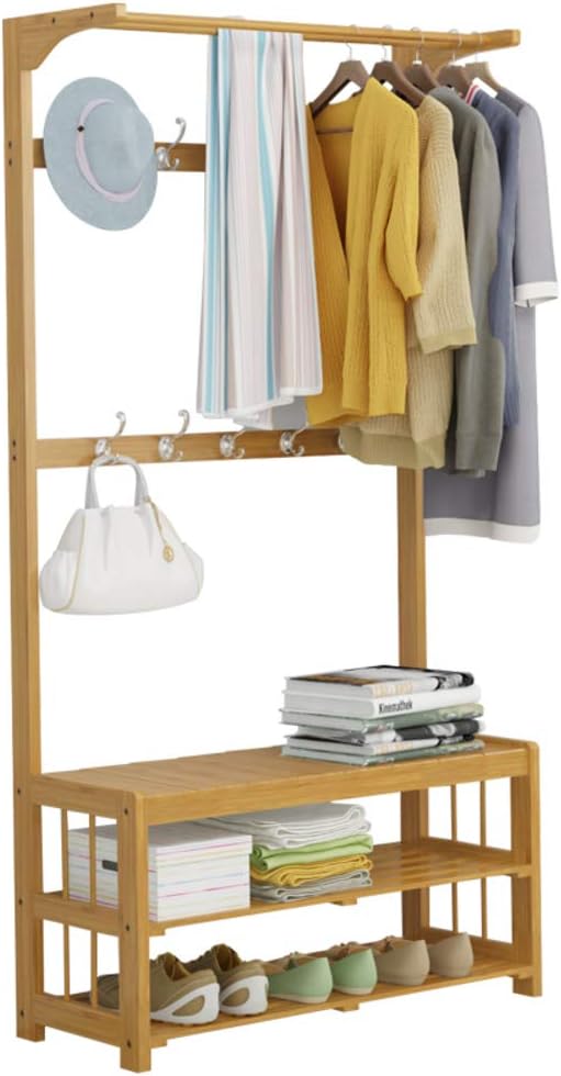 banco di stoccaggio con appendiabiti