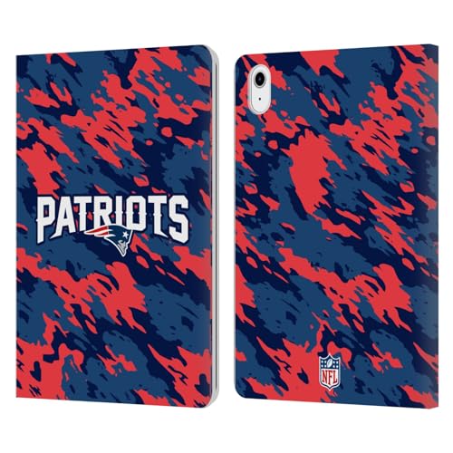 Housse iPad Air 11 New England Patriots étui cuir NFL compatible
