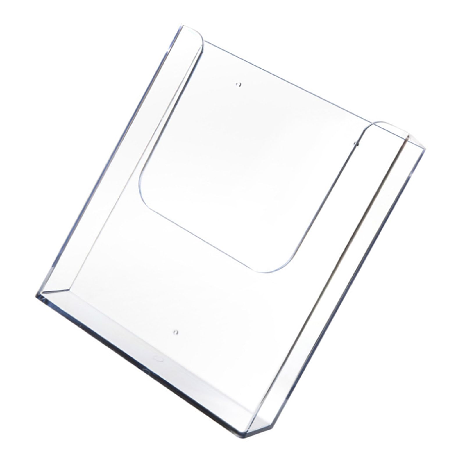 HENYGEN Wall Document Organiser Holder Clear Acrylic File Display Rack Space Saving Wall File Storage Case for School Organizers