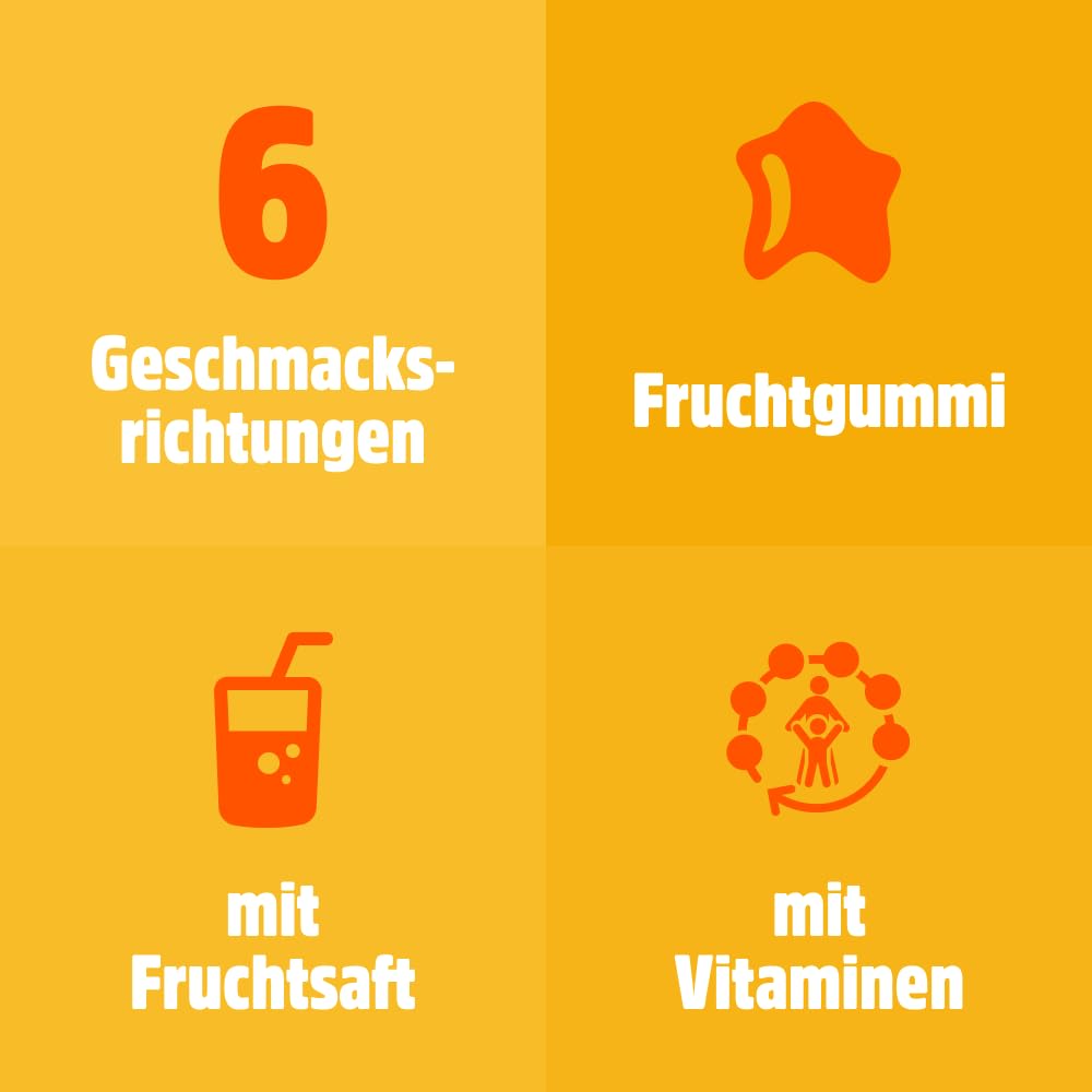 nimm2 Lachgummi Minis Beutel – 1 x 765 g (60 Mini Packs) – Fruchtgummi mit Fruchtsaft und Vitaminen – Einzeln verpacke Süßigkeiten-Tütchen - 4