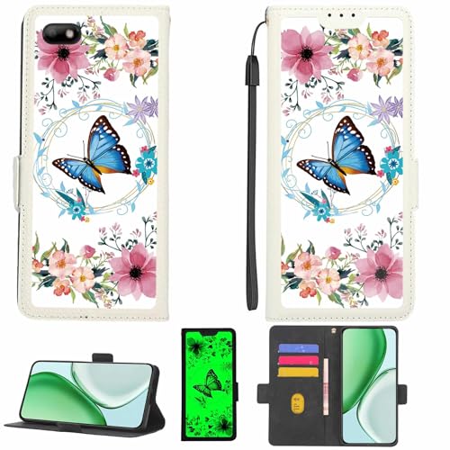 Kinetijy Case Compatible for Philco P510 Phone Case Flip Cover [with Tempered Glass Screen Protector][RFID Blocking][Luminous Effect] LPT-LHD