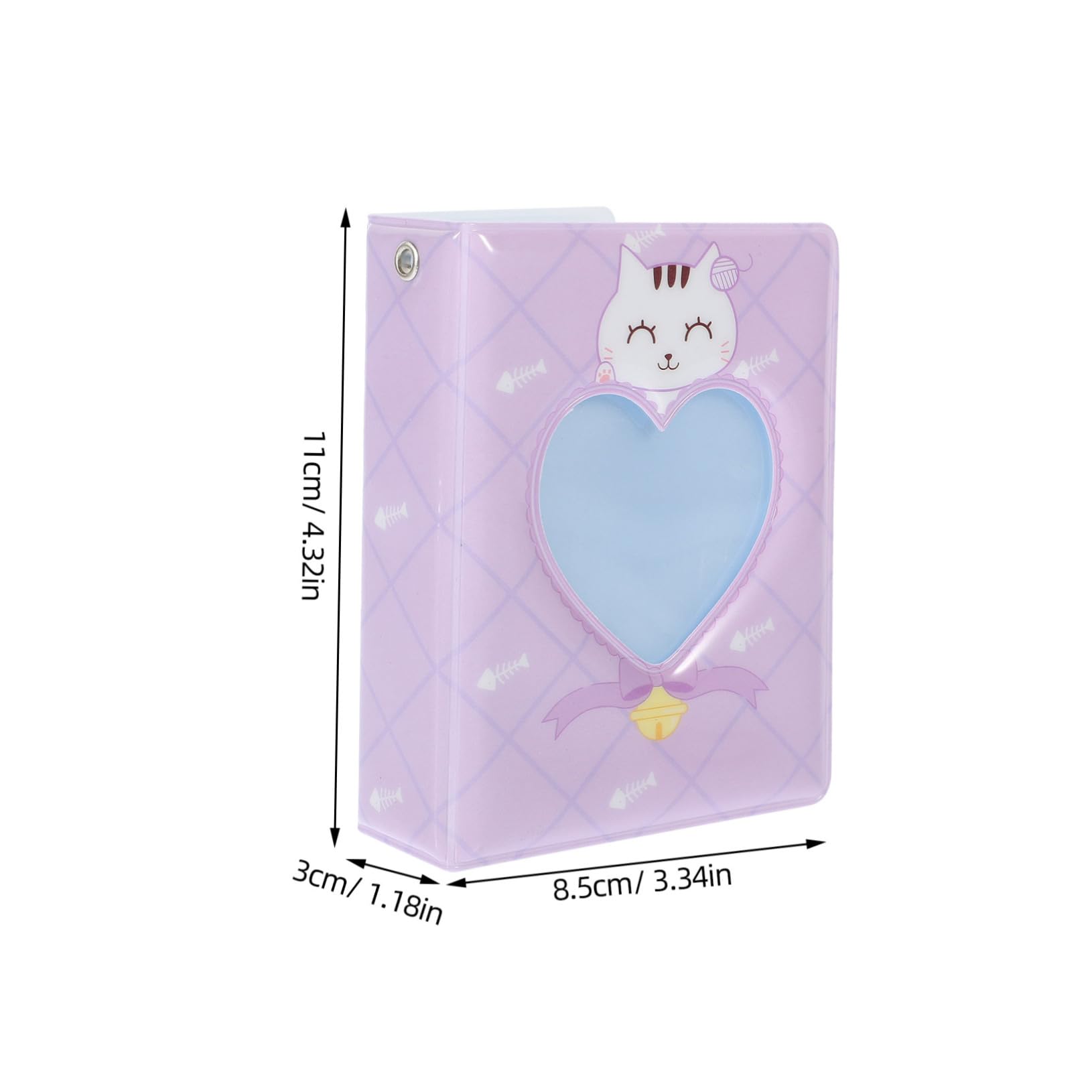 Cabilock Photo Album Pages 3x3 Mini Photo Book Pvc Material Creative Scrapbook for Family Friends and Events