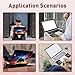 PLIGREAT 3 Pcs Laptop Skin Sticker Decal Universal Vinyl Reusable Notebook Laptops Keyboard Cover Decal Decorative Laptop Sticker Protector Cover for 12