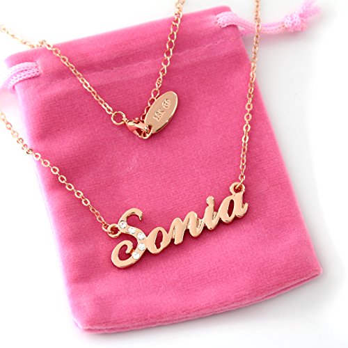 Buy Zacria Name Necklace Sonia - 18K 