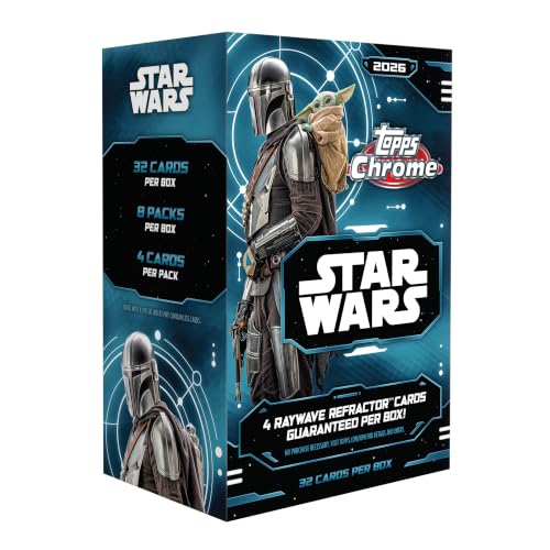 2026 Topps Chrome Star Wars - Factory Sealed - Value Box
