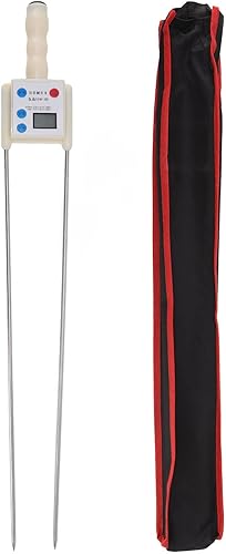Multifunctional Moisture Detector,Needle Grain Crops Moisture Detector with Handle for Corn Bean Grain Purchase StorageS,Meter, LED HD Display Quick