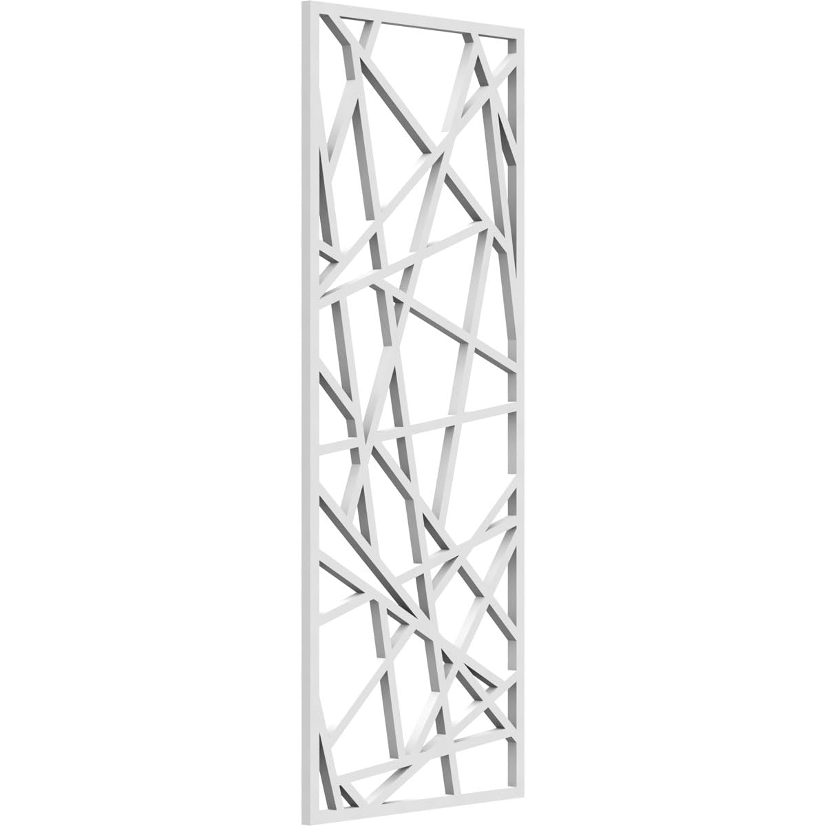 9 3/8"W x 24 3/8"H x 3/8"T Conway Decorative Fretwork Wall Panels in Architectural Grade PVC