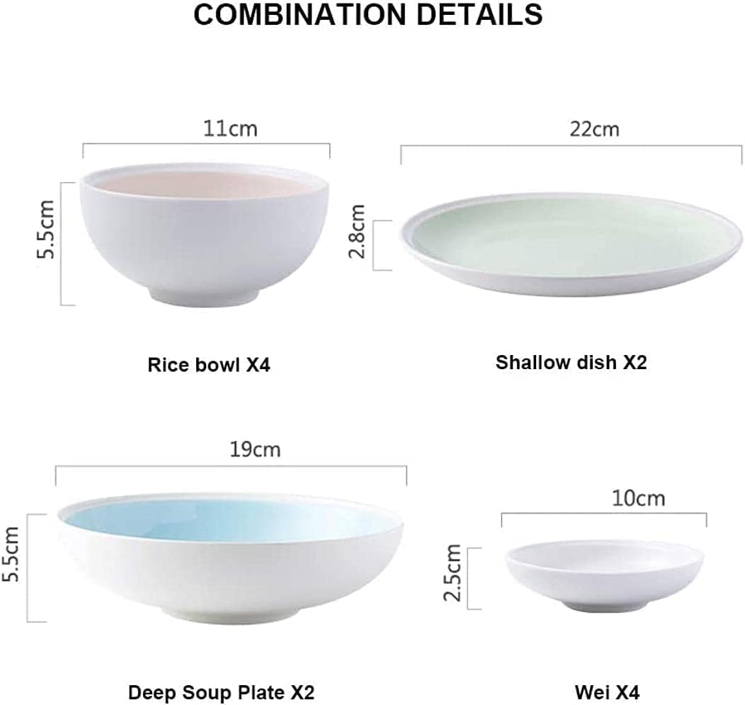 Zestawy obiadowe na przyjęcie obiadowe Zestawy naczyń ceramicznych Talerze/miski/naczynia 12-częściowy zestaw japońskiej zastawy stołowej Zestaw porcelanowy na,