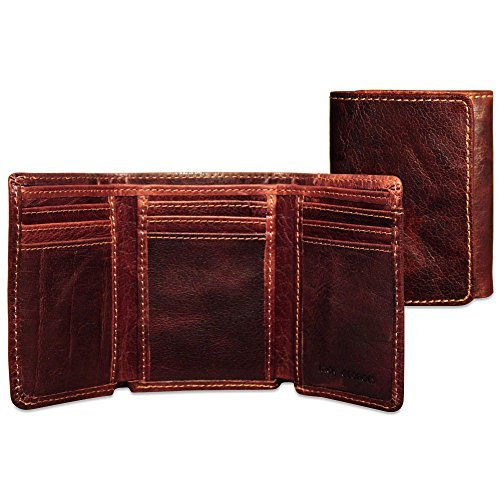 Jack Georges Voyager Tri-Fold Wallet #7305 (Brown)3