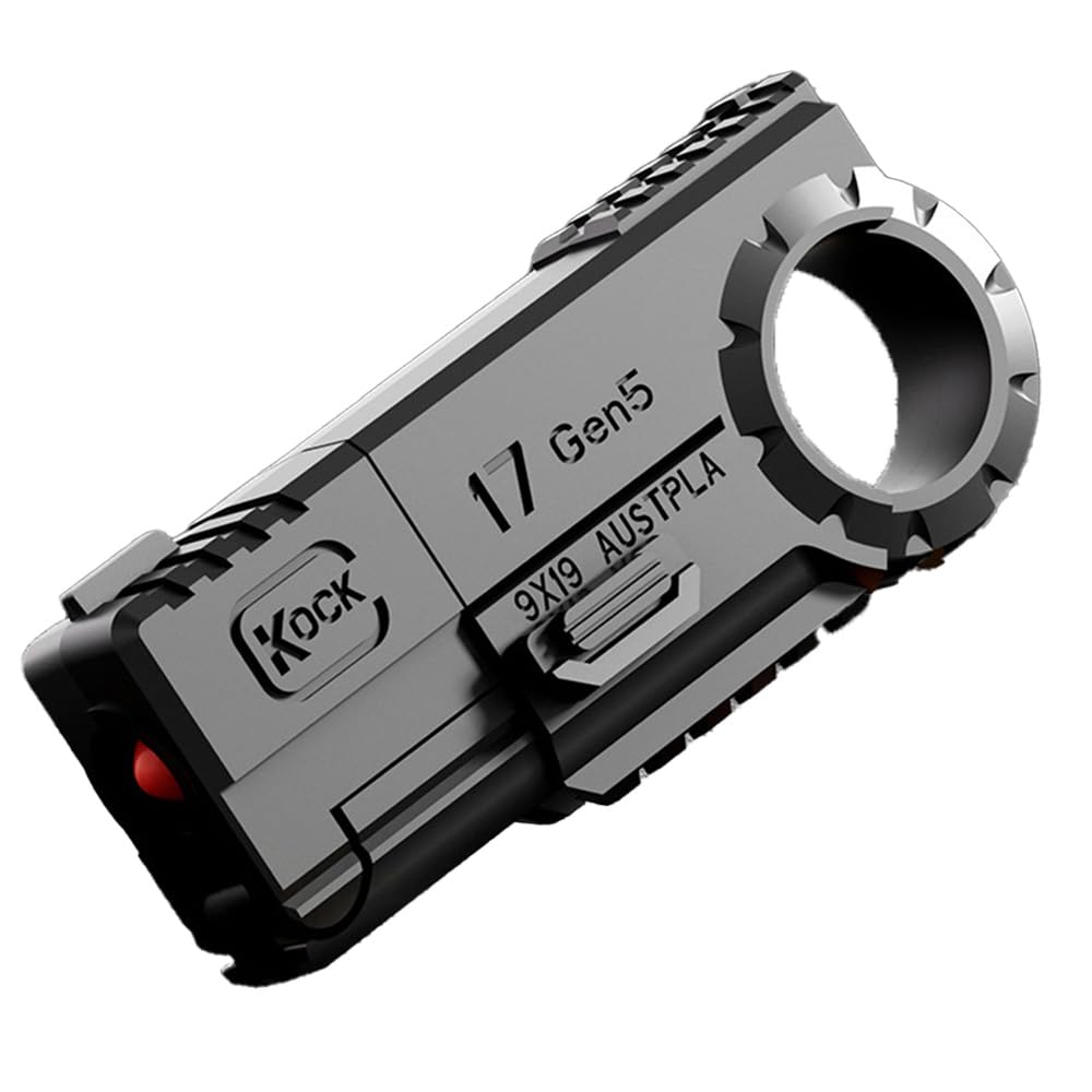 EDC Adult Handheld Stress Reduction Toys Rings Throwing Shells Stress Relief Rings Toys Help Relieve Stress, Anxiety and Tension Improve Concentration Portable Design (Black)