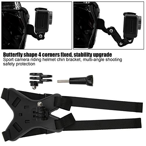 Suporte de queixo para capacete, suporte de queixo para câmera, suporte de queixo para capacete inte