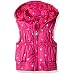 Pink Platinum Girls' Foil Star Puffer Vest
