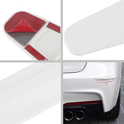 Miniatura 22 de Youngine Protector de parachoques universal para esquina delantera y trasera de coche, fibra de carbono, anti-colisión, etiqueta engomada de borde