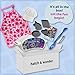 hatch & wander Kids Baking Set Bundle | 4 Pan Set | Kids Apron & Chef Hat | Oven & Mix (included mix may vary)
