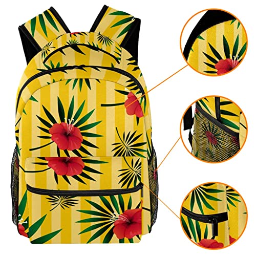 Sac à dos de voyage imprimé cocotier idéal pour les sorties de week-end