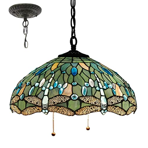 Image of WERFACTORY Tiffany Lamp Series Stained Glass Style Lampshade Decorative Living Room Bedroom