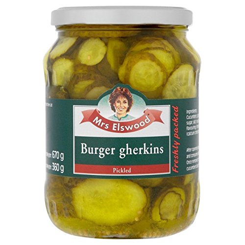 Mrs Elswood Pepinillos Hamburguesa 670g