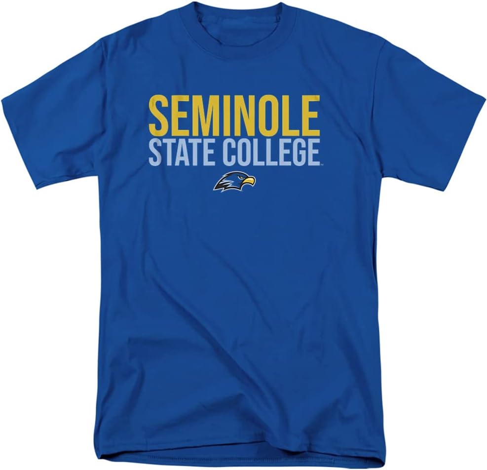 LOGOVISION Official Collegiate Distressed Stacked Short Sleeve Unisex for Men & Women T Shirt Collection 2
