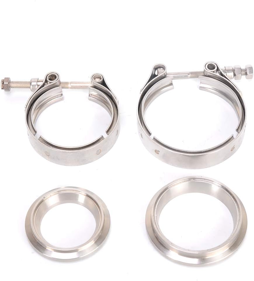 Flange Kit for Tial GT25 GT28 Turbo Turbine Housing V-band In/Outlet Stainless