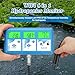 Hydroponic ppm pH Monitor, WiFi 6 in 1 pH EC Meter for Hydroponics Growing System,Continuous Monitoring pH PPM EC CF Humidity Temp of DWC Grow System Water Reservoir Tank Aeroponic Garden Aquarium...