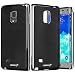 Galaxy Note Edge Case - Fosmon [DURA FROST] Smooth Durable & Flexible SLIM-Fit Cover for Samsung Galaxy Note Edge (Black)