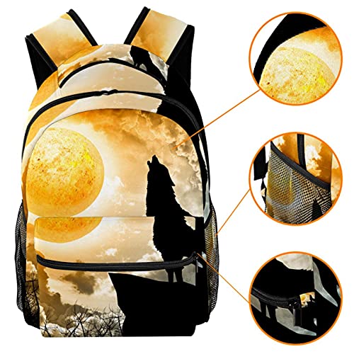 Sac d'école oiseau bouzzard multicolore idéal pour le collège et les sorties