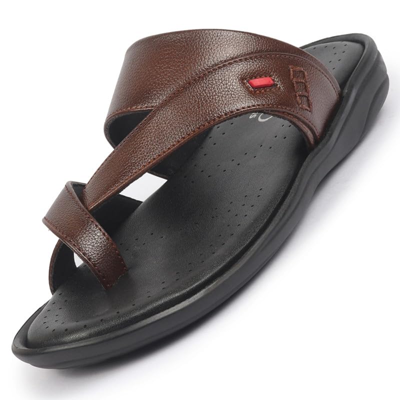 FAUSTO FST FOSMS-2121 TAN-42 Mens Tan Toe Ring Flat Dress Slipper With Memory Cushioned|Multi Strap Slipper For Evening|Slippers For Kurta (8 UK) (B0DBL4793R) Amazon Price History, Amazon Price Tracker