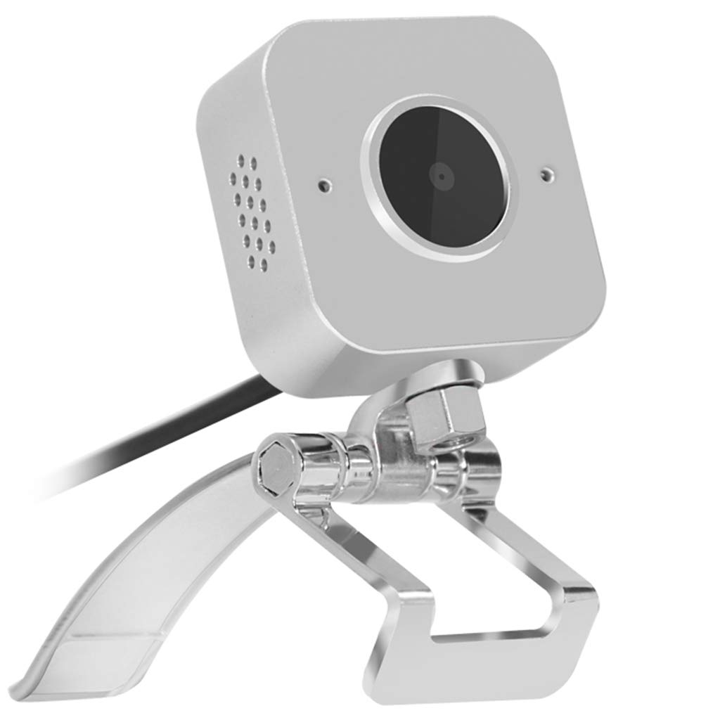 Kamera internetowa Full HD, USB PC kamera z mikrofonem, kamera internetowa Clip-on regulowany inteligentny autofokus do połączeń wideo i nagrywania na pulpicie lub laptopie, biały