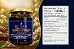 Elham Premium Raw Buckwheat Honey, Pure Unpasteurized, Canada No.1 Liquid Dark, Single Origin Manitoba, 500 g