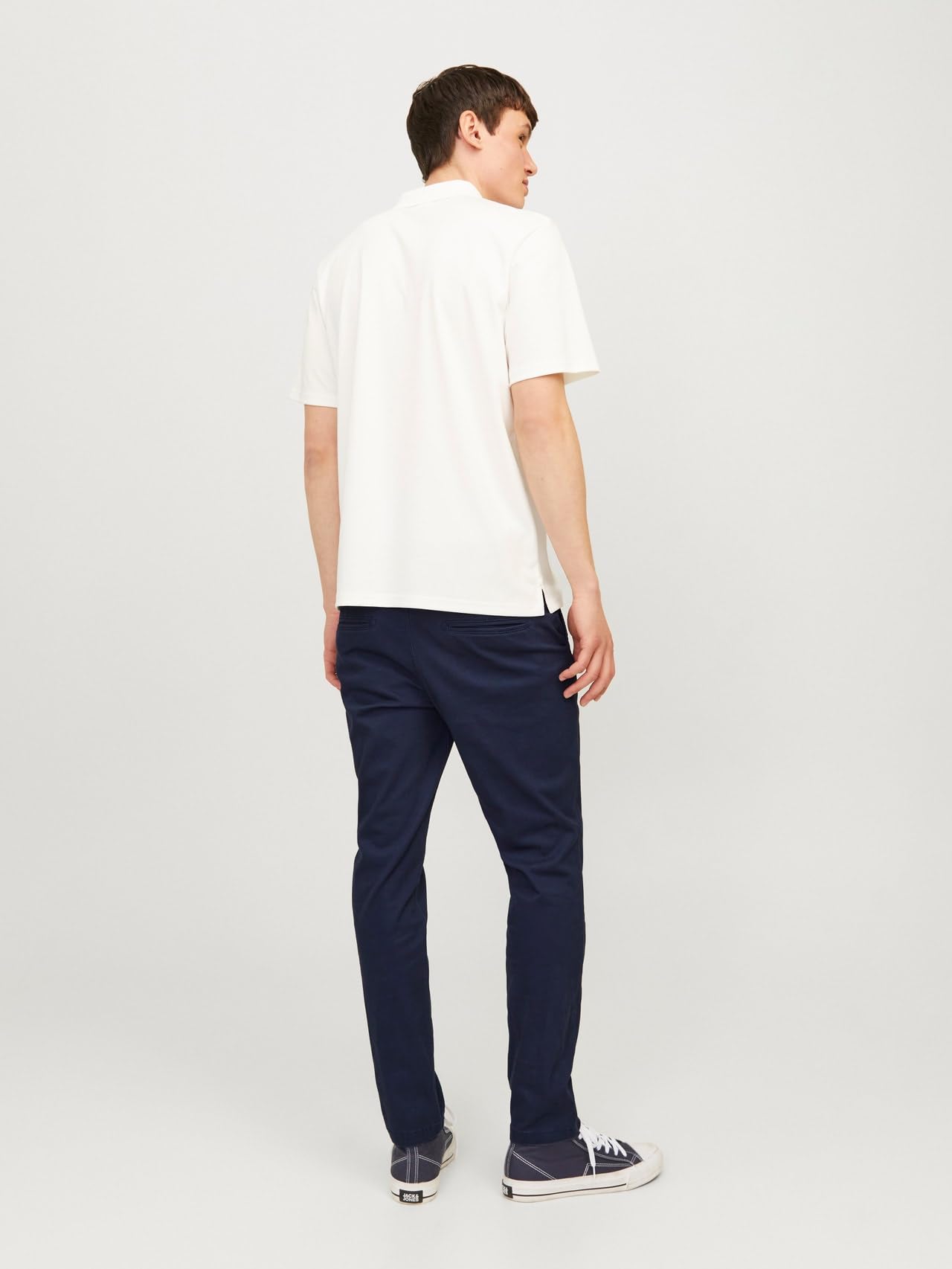 JACK & JONES JJIMARCO JJDAVE AKM NAVY BLAZER NOOS - Spodnie Mężczyźni