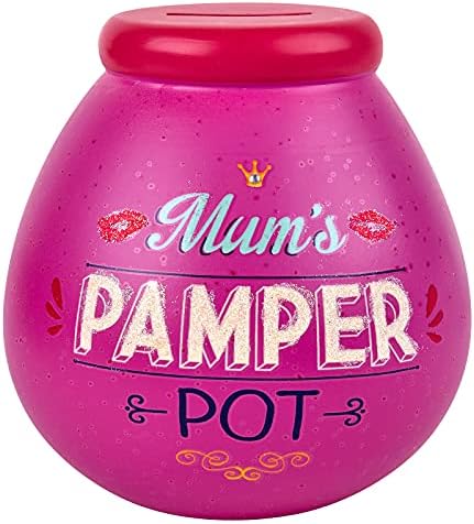 Pot Of Dreams Money Box, Mum's Pamper Pot, Piggy Bank, Gift Idea, Ceramic, Multi, One Size
